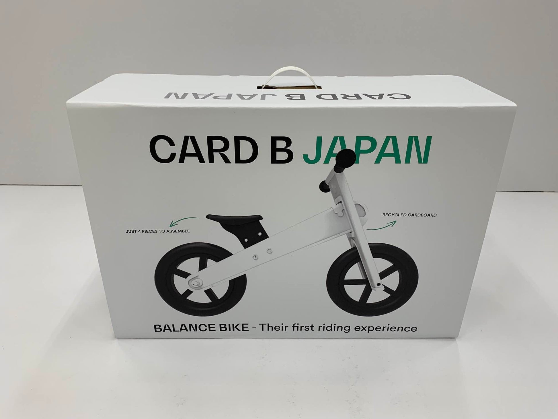 GreenRider Cardboard Balance Bike - CardBJapan